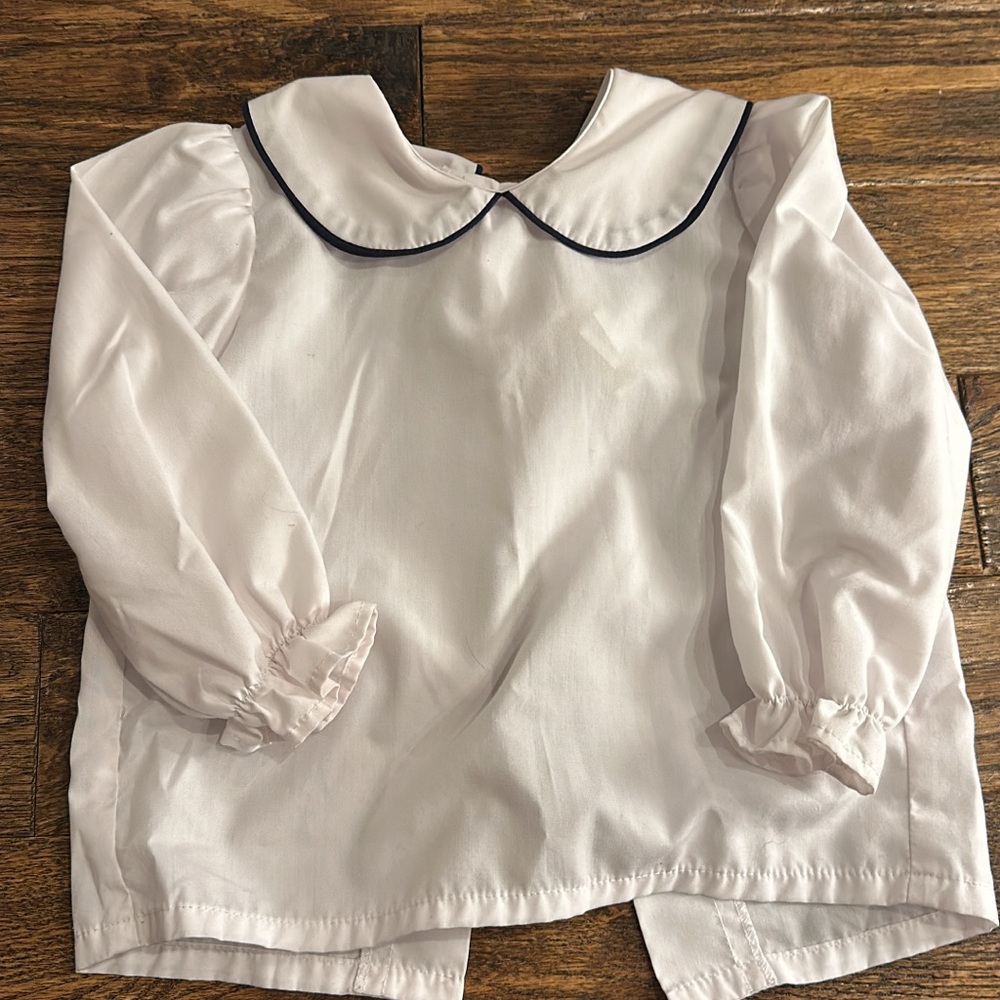 The Beaufort Bonnet Company Peter Pan collar button back shirt
